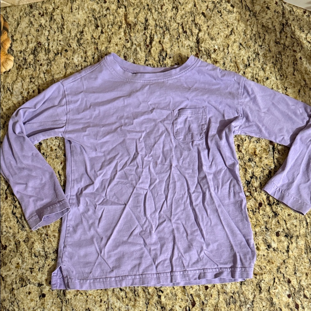 Primary Lavender Long Sleeve‎ Shirt Girls Size 4